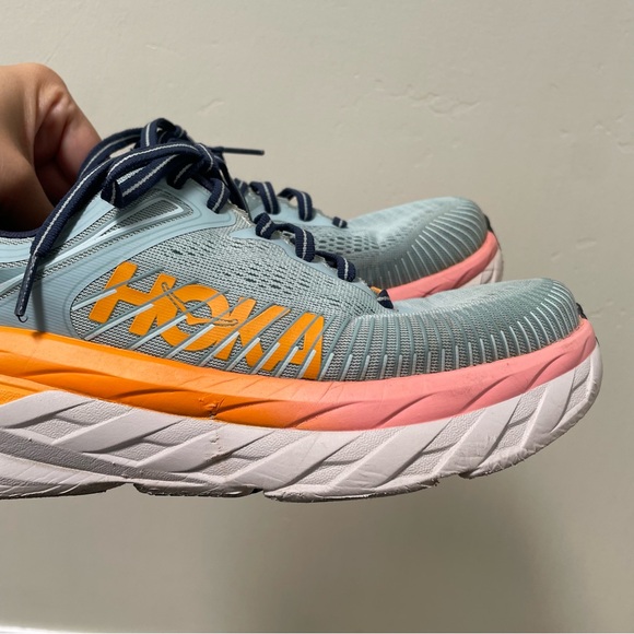 HOKA One One Bondi 7 Athletic Running Shoes - Picture 12 of 13